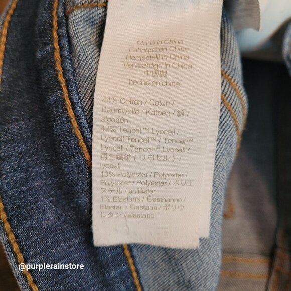 Madewell Jeans Size 28 Skinny 10" High Rise Tummy Control Danny Wash G7391 - Picture 6 of 13